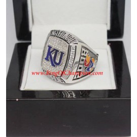2008 Kansas Jayhawks Men's Basketball NCAA National College Championship Ring