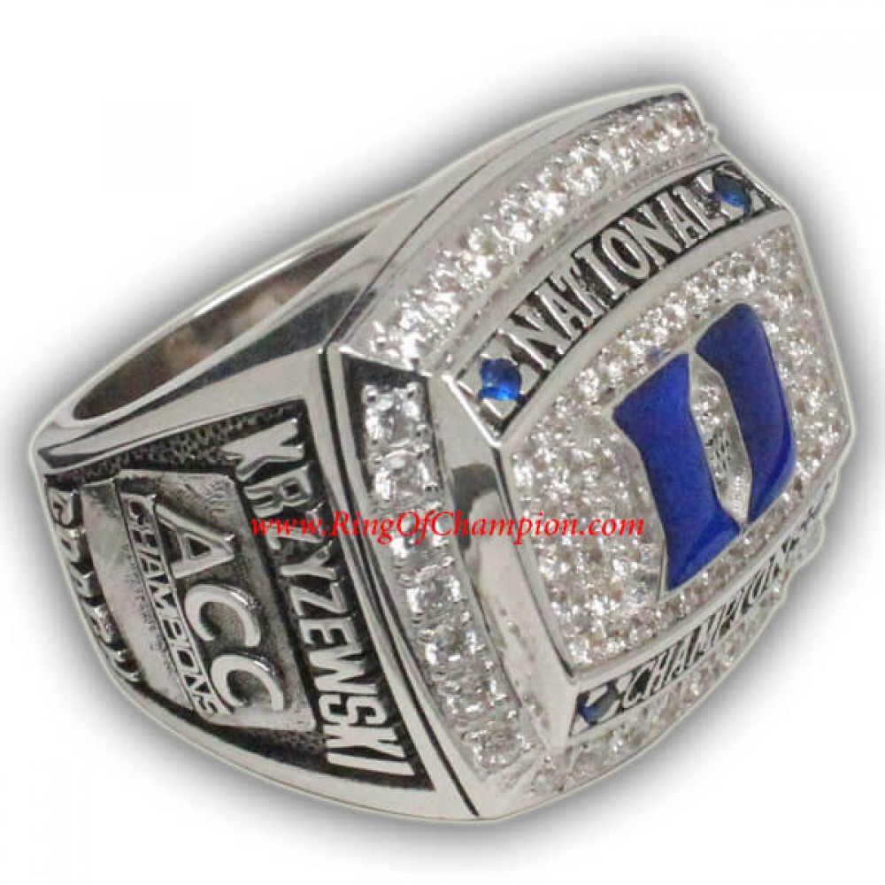 2010 Duke Blue Devils Men's Basketball NCAA National College Championship Ring