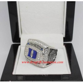 2010 Duke Blue Devils Men's Basketball NCAA National College Championship Ring