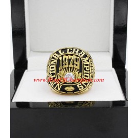 1979 Alabama Crimson Tide NCAA Men's Football College Championship Ring,