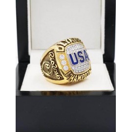 USA Dream Team 2016 Rio De Jeneiro Olympic Games Gold Medal Basketball World Championship Ring