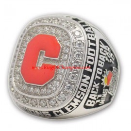 2013 - 2014 Clemson Tigers Men's Football Orange Bowl College Championship Ring