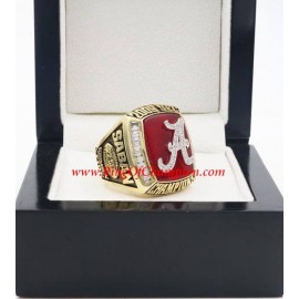 2009 Alabama Crimson Tide Men's Football SEC National College Championship Ring