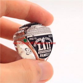 2018 Philadelphia Eagles Men's Football Super Bowl LII World Championship Ring