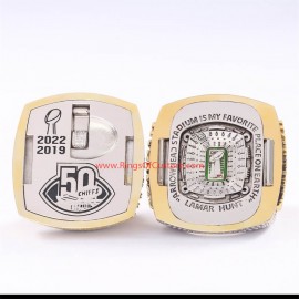 NFL 2022 Kansas City Chiefs Men's Football Super Bowl LIV World Championship Replica Ring