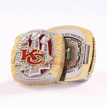 NFL 2022 Kansas City Chiefs Men's Football Super Bowl LIV World Championship Replica Ring