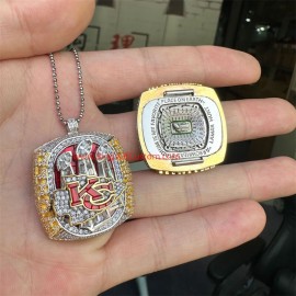 NFL 2022 Kansas City Chiefs Men's Football Super Bowl LIV World Championship Replica Ring