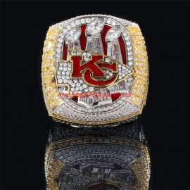 NFL 2022 Kansas City Chiefs Men's Football Super Bowl LIV World Championship Replica Ring