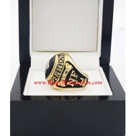 1962 Green Bay Packers Men's Football championship ring, Custom Green Bay Packers Champions Ring