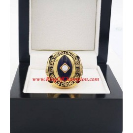 1963 San Diego Chargers Men's Football World Championship Ring, Replica San Diego Chargers Ring
