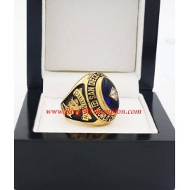 1963 San Diego Chargers Men's Football World Championship Ring, Replica San Diego Chargers Ring