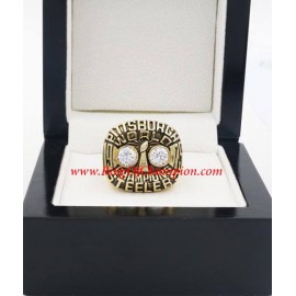 1975 Pittsburgh Steelers Super Bowl X World Championship Ring, Replica Pittsburgh Steelers Ring