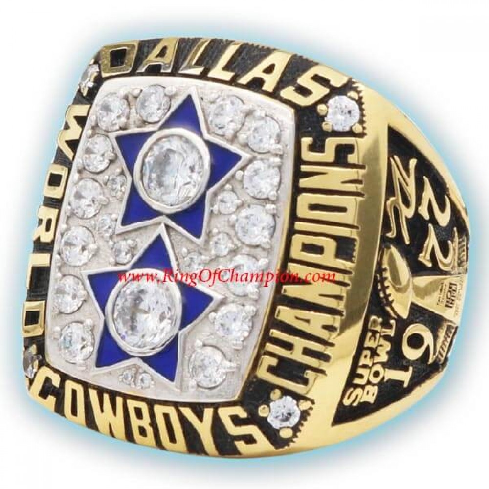 1977 Dallas Cowboys Super Bowl XII World Championship Ring, Replica Dallas Cowboys Ring