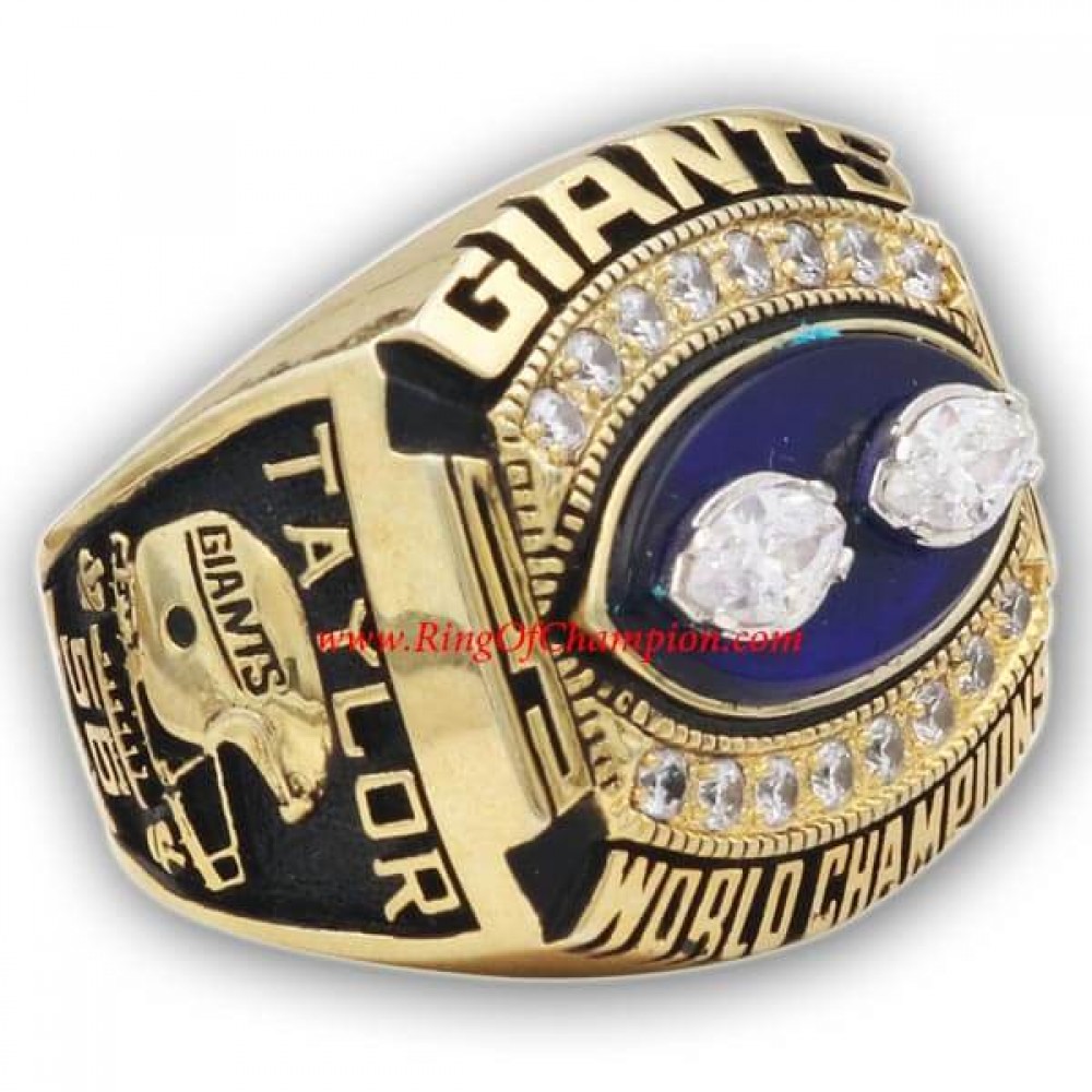1990 New York Giants Super Bowl XXV World Championship Ring, Replica New York Giants Ring