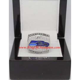 2013 Seattle Seahawks Super Bowl XLVIII Championship Fan Ring, Custom Seattle Seahawks Ring