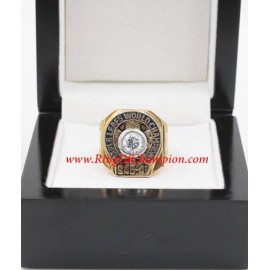 1946 - 1947 Toronto Maple Leafs Stanley Cup Championship Ring, Custom Toronto Maple Leafs Champions Ring