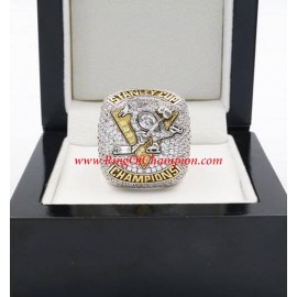 2016 - 2017 Pittsburgh Penguins Men's Hockey Stanley Cup Championship Ring