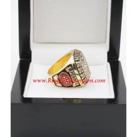 1959 - 1960 Montreal Canadiens Stanley Cup Championship Ring, Custom Montreal Canadiens Champions Ring