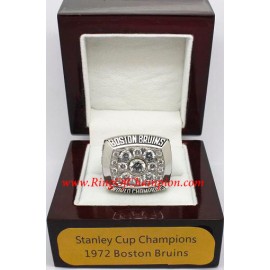 1971 - 1972 Boston Bruins Stanley Cup Championship Ring, Custom Boston Bruins Champions Ring