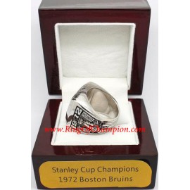 1971 - 1972 Boston Bruins Stanley Cup Championship Ring, Custom Boston Bruins Champions Ring