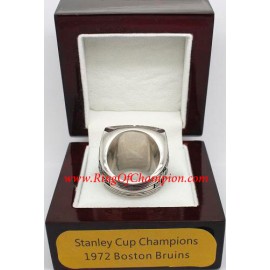 1971 - 1972 Boston Bruins Stanley Cup Championship Ring, Custom Boston Bruins Champions Ring