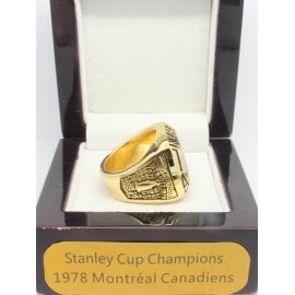 1977 - 1978 Montreal Canadiens Stanley Cup Championship Ring, Custom Montreal Canadiens Champions Ring