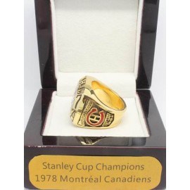 1977 - 1978 Montreal Canadiens Stanley Cup Championship Ring, Custom Montreal Canadiens Champions Ring
