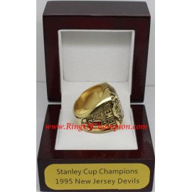 1994 - 1995 New Jersey Devils Stanley Cup Championship Ring, Custom New Jersey Devils Champions Ring