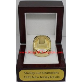1994 - 1995 New Jersey Devils Stanley Cup Championship Ring, Custom New Jersey Devils Champions Ring