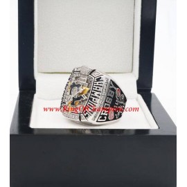 2008 - 2009 Pittsburgh Penguins Stanley Cup Championship Ring, Custom Pittsburgh Penguins Champions Ring