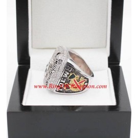 2009 - 2010 Chicago Blackhawks Stanley Cup Championship Ring, Custom Chicago Blackhawks Champions Ring
