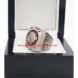  2012 - 2013 Chicago Blackhawks Stanley Cup Championship Ring, Custom Chicago Blackhawks Champions Ring