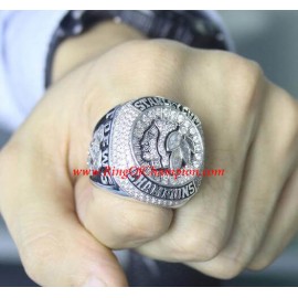  2014 - 2015 Chicago Blackhawks Stanley Cup Championship Ring, Custom Chicago Blackhawks Champions Ring