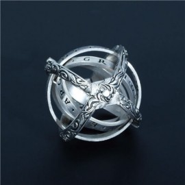 2019 Astronomical Sphere Ball Ring Cosmic Finger Ring 12 Constellation Rotating Ring