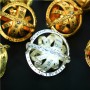 16 Century Astronomical Sphere Ball Ring Cosmic Finger Ring 12 Constellation Rotating Ring